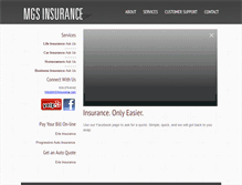 Tablet Screenshot of mgsinsurance.com